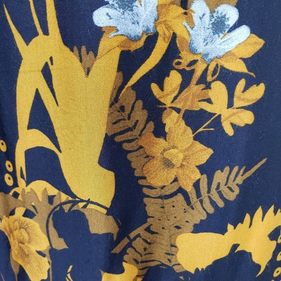 MASSIMO DUTTI floral print blouse - Picture 3 of 7